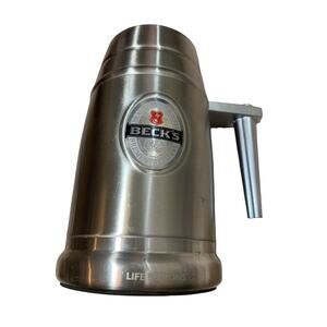 BRAUEREI BECK & CO Bremen Germany Stainless Stein Mug Becks Double Wall Beer